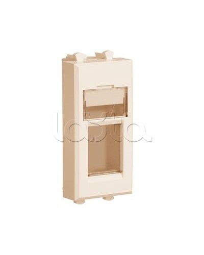 Адаптер для Keystone Ванильная дымка Avanti, 1 мод DKC 4405201 в Казани Аксессуары для стоек и шкафов Pintop.ru