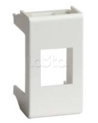 Адаптер для информационных разъемов SIEMON, белый, 1мод. DKC 76608B в Казани Аксессуары для стоек и шкафов Pintop.ru