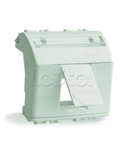 Адаптер для информационных разъемов R&M, белый, 2 мод. DKC 76612B в Казани Аксессуары для стоек и шкафов Pintop.ru