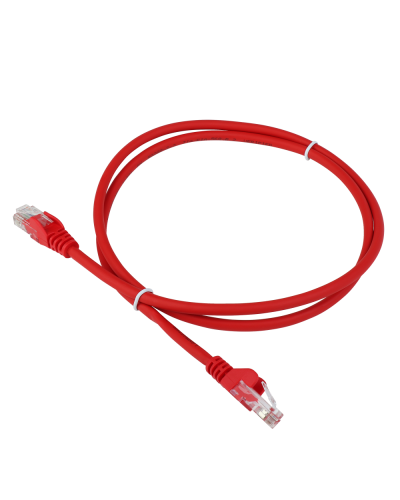 Патч-корд LANMASTER LSZH UTP кат.5e, 0.3 м, красный LANMASTER LAN-PC45/U5E-0.3-RD в Казани Патчкорды (медные) Pintop.ru